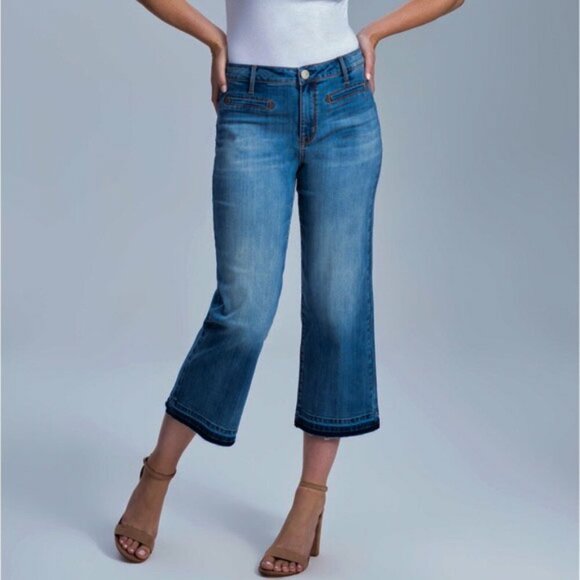 Seven7 High Rise Wide Leg Jean - Picture 4 of 14